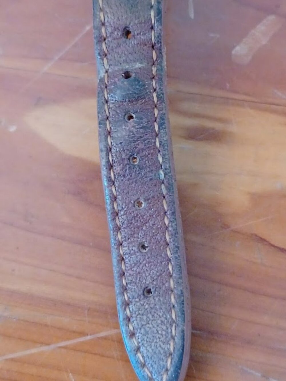 Vintage Ladies TIMEX INDIGLO Watch with Brown Leather Band - WORKS! - Picture 4 of 8